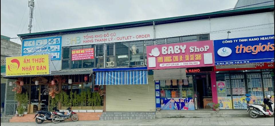 Cửa hàng cho thuê tại số 77 Vũ Duệ, Nông Trang, Việt Trì - Kiot duy nhất tầng 1