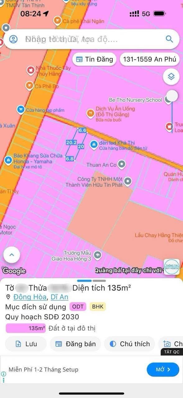 Lô đất 846.9m² có nhà cấp 4 tại Đông Hòa, Trảng Bom - Đầu tư sinh lời cao!