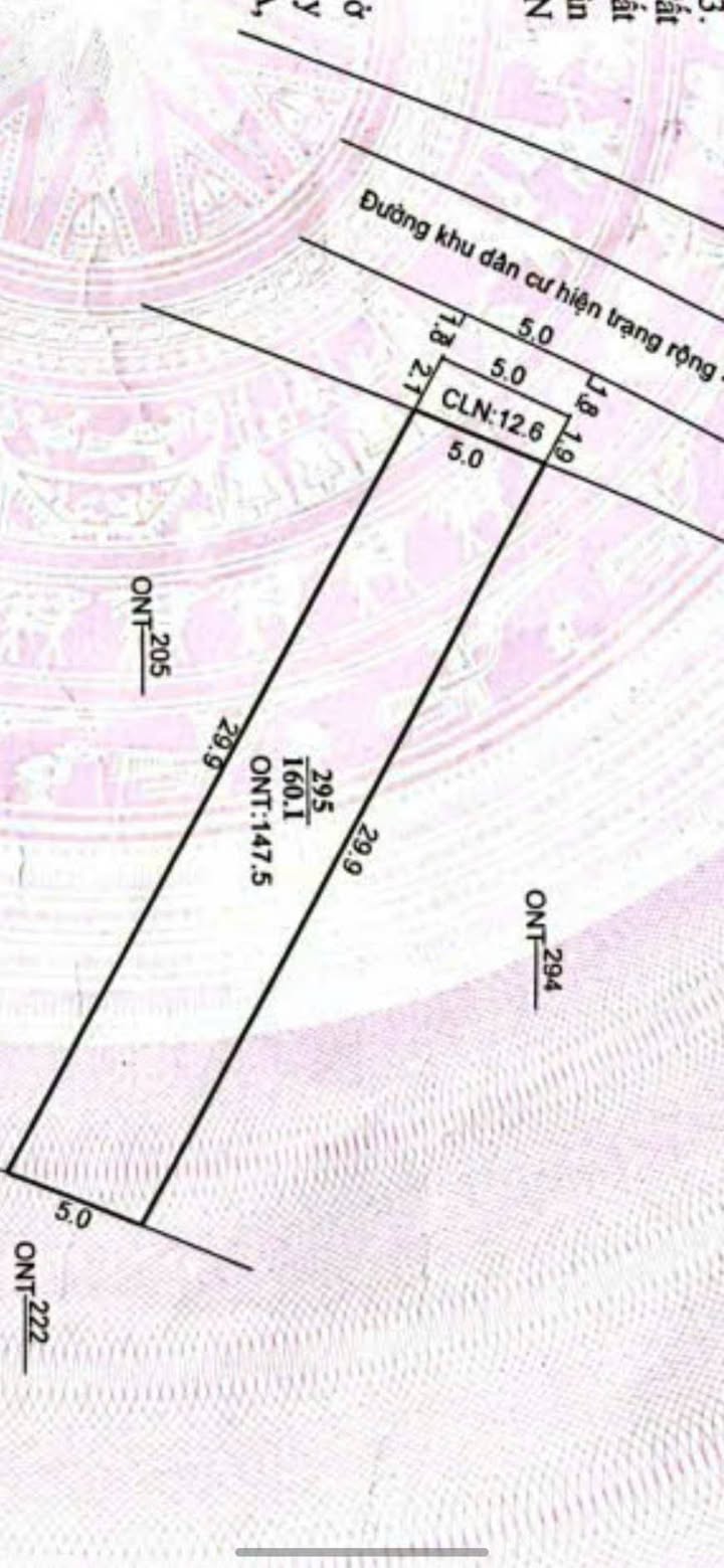 Đất thổ cư 160m² tại T6 Quang Trung, Bỉm Sơn - Hướng Tây Bắc, giá 1.9 tỷ!