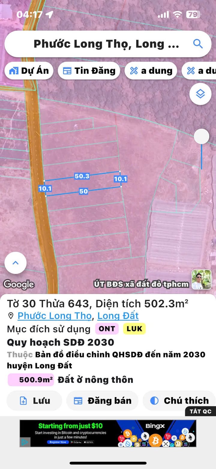 Đất nền mặt tiền đường nhựa Đất Đỏ, Bà Rịa - Vũng Tàu, 244m² - Giá chỉ từ 1.18 tỷ!