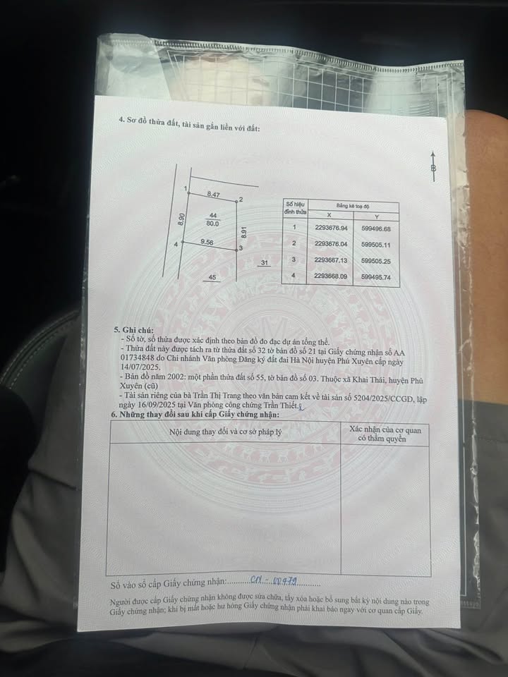 Đất lô góc 80m² tại Khai Thái, Phú Xuyên - Giá chỉ 2 tỷ, vị trí đẹp!