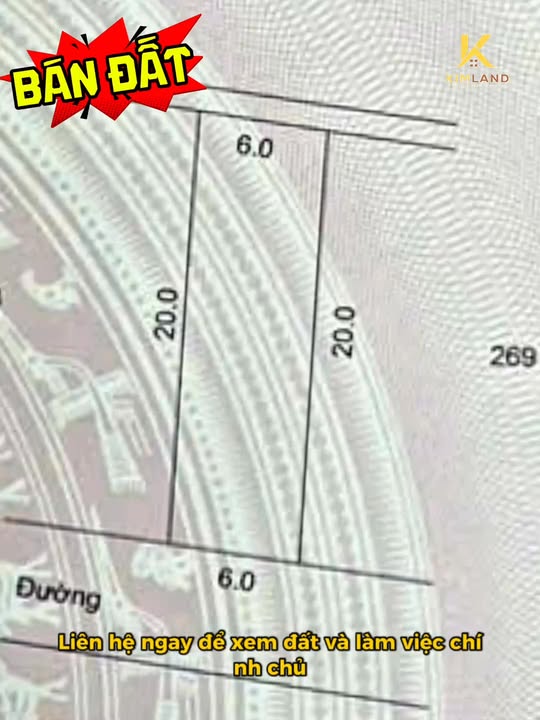 Lô đất thổ cư Thị trấn Lương Bằng 120m² giá 1 tỷ - Cơ hội đầu tư sinh lời!