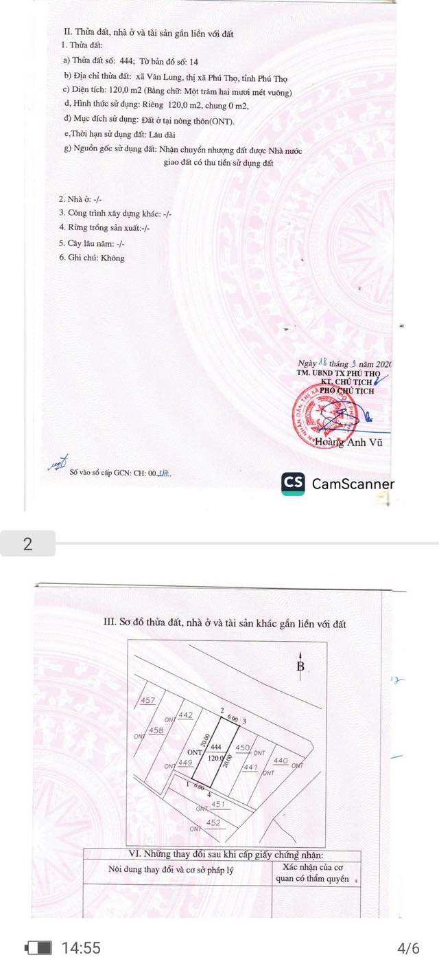 Đất nền chính chủ xã Văn Lung 120m² - Tiềm năng kinh doanh lớn!