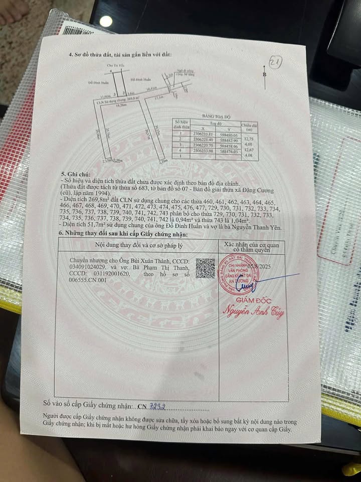 Đất nền Đặng Cương, An Dương 50m² giá 1.1 tỷ - Cơ hội đầu tư hấp dẫn!