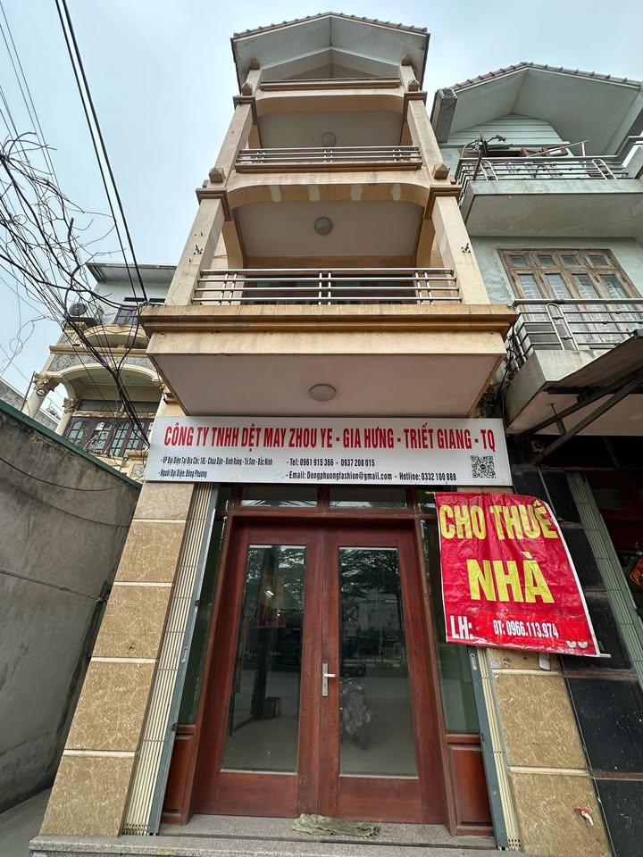 Nhà nguyên căn cho thuê tại Đình Bảng, Từ Sơn - 4 tầng, 6 phòng ngủ, mặt đường Quốc lộ 1A!