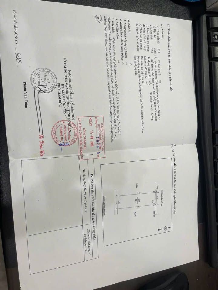 Nhà 4 tầng mặt đường Trần Thủ Độ, Trường Thi, TP Vinh 52m² giá 7 tỷ - Kinh doanh sầm uất!