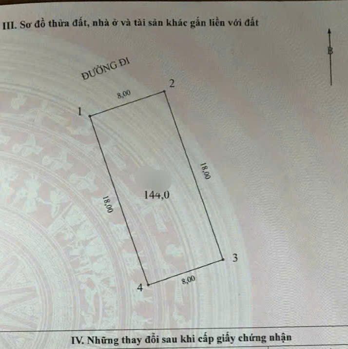 Đất mặt đường Tiền Phong, Phú Diễn, 144m² giá 35.568 tỷ - Cơ hội đầu tư hiếm có!