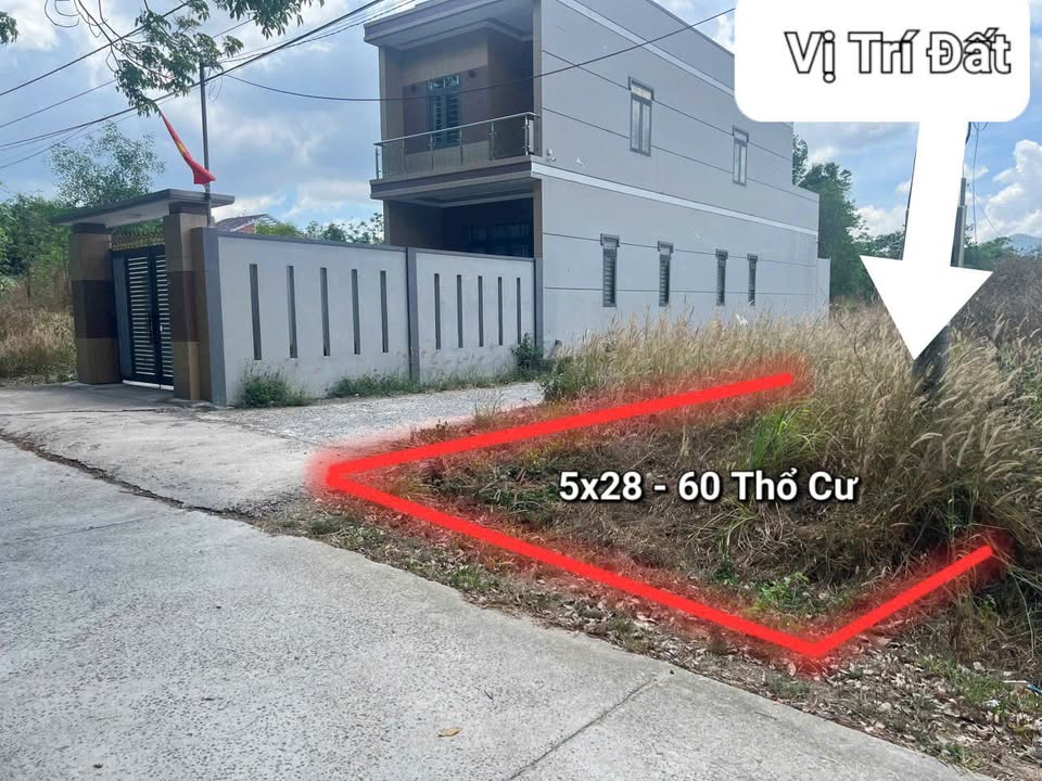 Đất nền 2 mặt tiền đường Suối Nhum, Tân Thành, 60m² giá 1.3 tỷ - Cơ hội đầu tư lý tưởng!