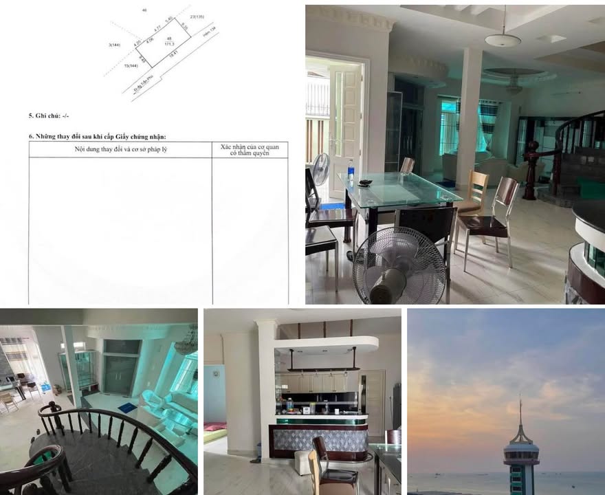 Biệt thự biển Vũng Tàu 172m² giá 15.5 tỷ - Đầu tư lý tưởng ngay bãi Dâu!