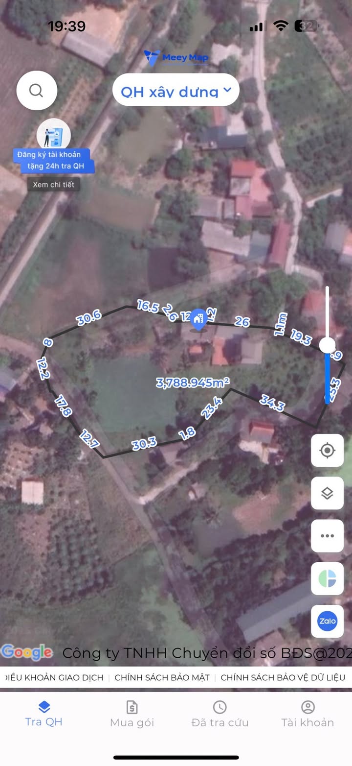 Đất nghỉ dưỡng Ba Vì 3700m² giá 9.25 tỷ - Cơ hội đầu tư sinh lời!