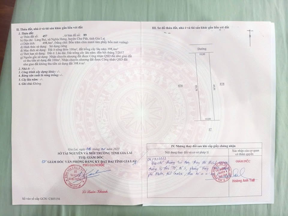 Đất nền Biển Hồ, Pleiku 500m² giá 580 triệu - Cơ hội đầu tư hấp dẫn!