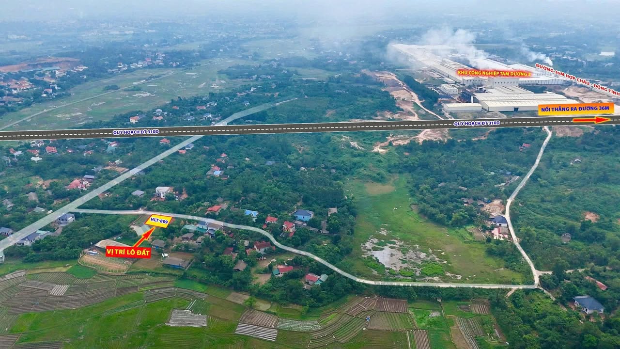 Đất nền Tam Quan, Tam Đảo 427m² giá 2 tỷ - Cơ hội vàng cho nhà đầu tư!