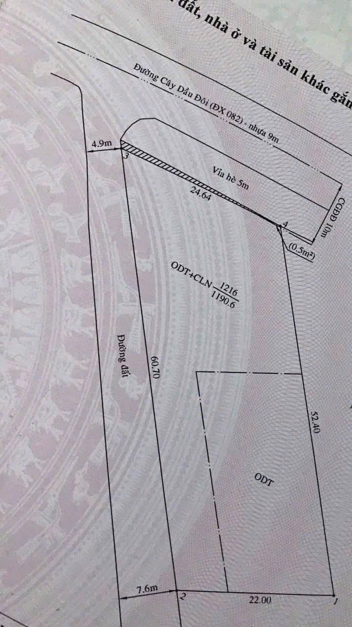 Đất nền mặt tiền đường ĐX 82, Phường Chánh Hiệp, 1190m² - Lô góc đẹp duy nhất!