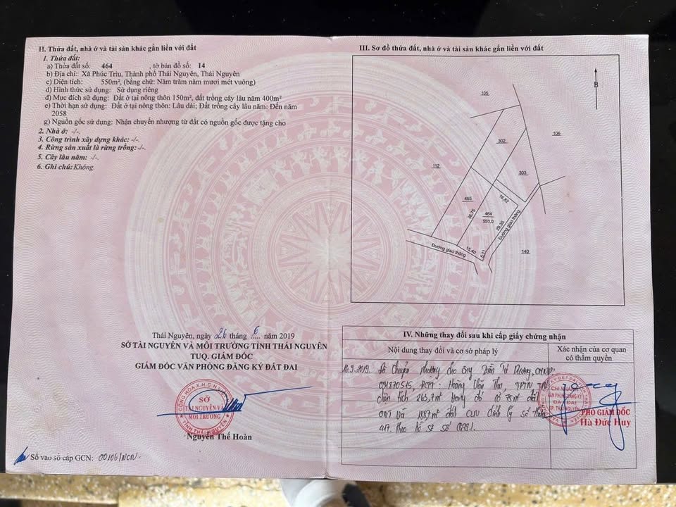 Đất Phúc Trìu 286m² giá 1 tỷ - Gần đường 36m, đầu tư sinh lời!