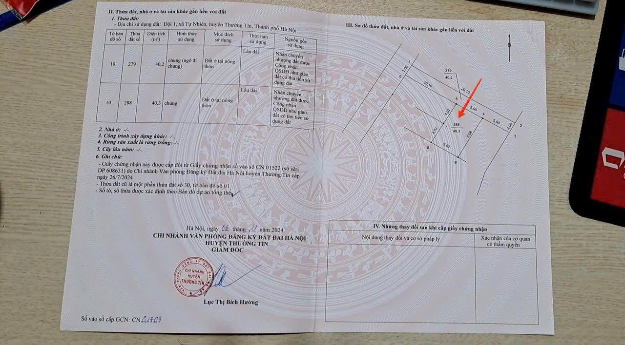 Đất nền Tự Nhiên Thường Tín 40m² giá 1.9 tỷ - Tiềm năng đầu tư lớn!