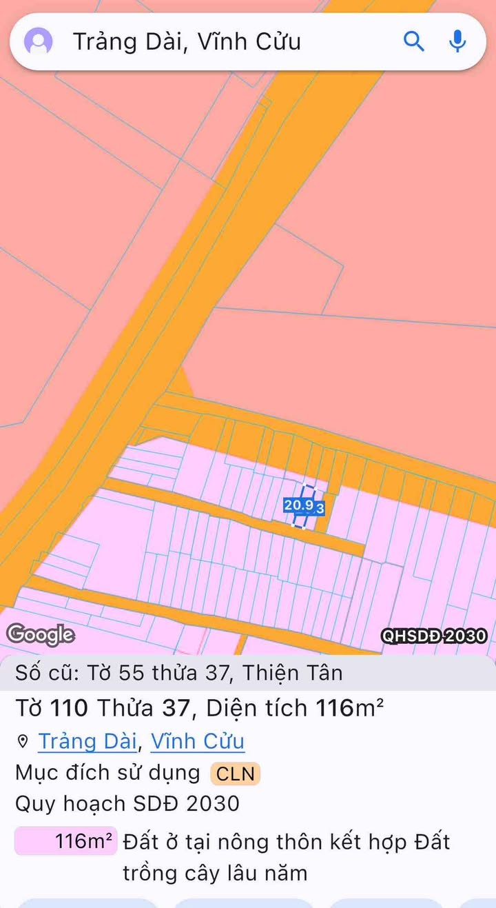 Đất Trảng Dài Biên Hòa 100m² giá 1.3 tỷ - Tiện ích bủa vây, sát KCN Thạnh Phú!