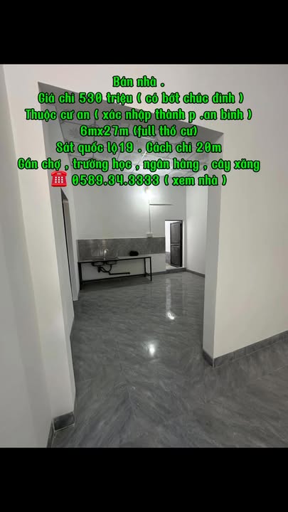 Nhà riêng 150m² An Bình, An Khê giá 530 triệu - Đầu tư sinh lời ngay!