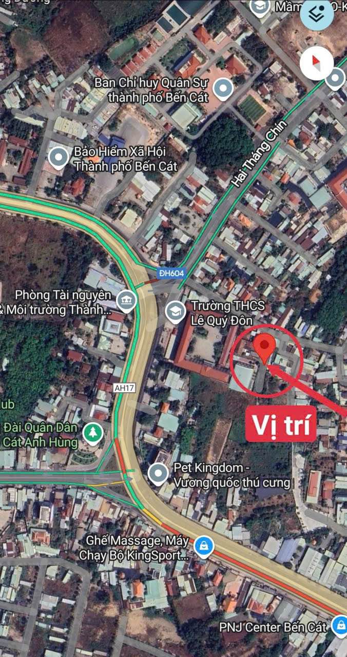 Đất Bến Cát 137m² giá 1.2 tỷ - Vị trí đắc địa gần trường học!