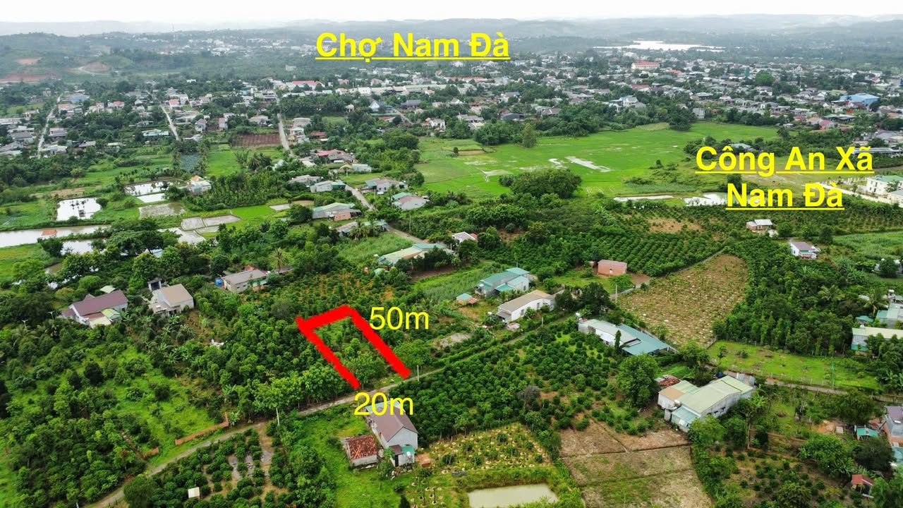Đất đẹp 1000m² tại xã Nam Đà, huyện Krông Nô - Giá thỏa thuận hấp dẫn!