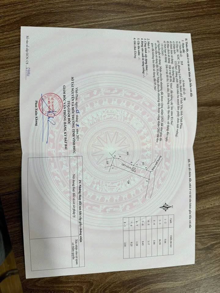 Đất thổ cư 135m² tại phường Vĩnh Phúc - Giá chỉ 2.3 tỷ, đầu tư sinh lời!