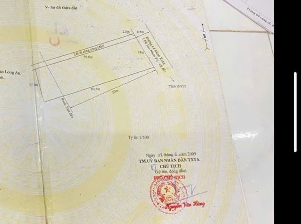 Đất nền Lê Minh Xuân, Tân An, 1000m² giá 1.5 tỷ - Cơ hội đầu tư hấp dẫn!