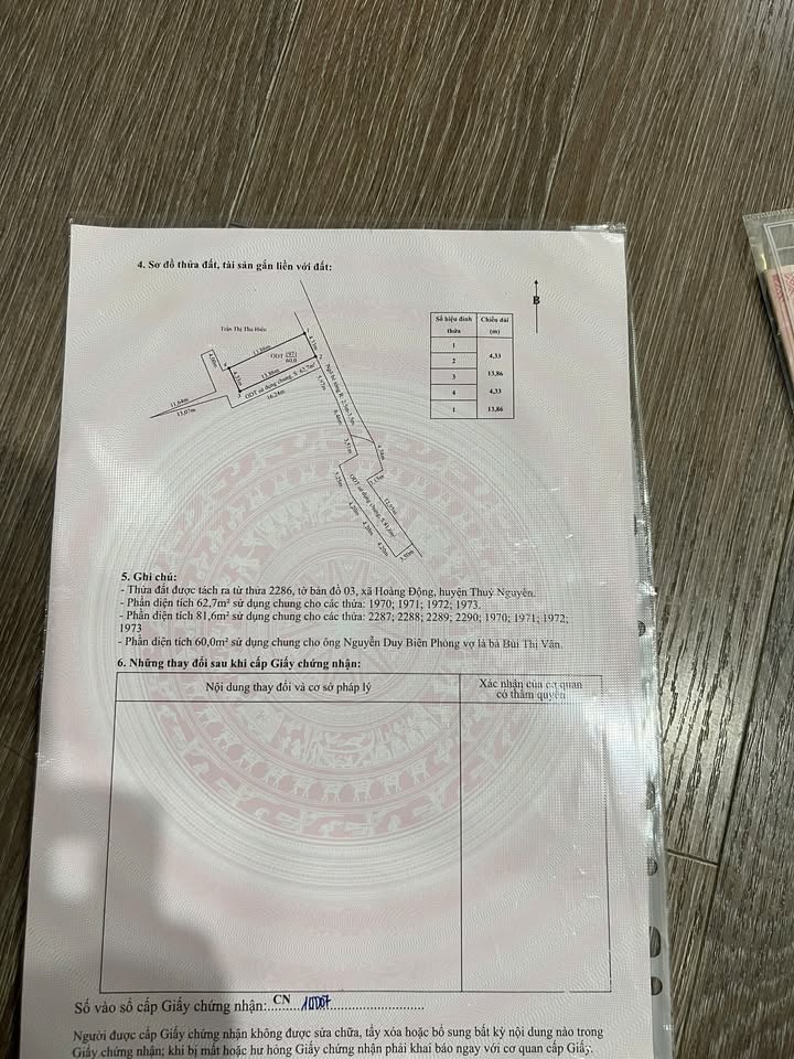 Đất đẹp TDP 2 Hoàng Động 60m² giá 1 tỷ - Chính chủ bán gấp!