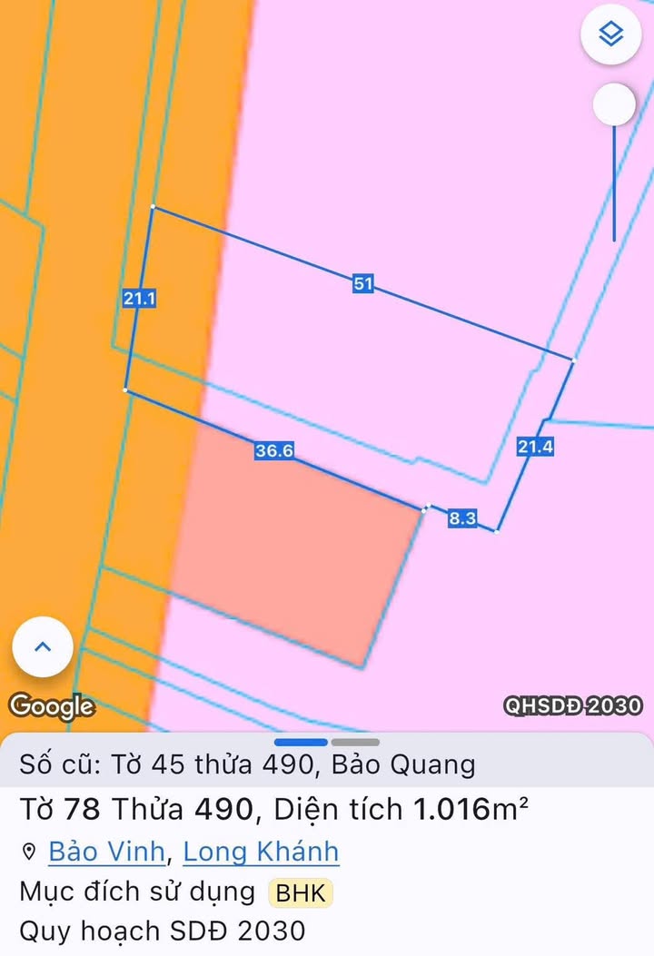 Đất nền Bảo Vinh, Long Khánh 3600m² giá 4.7 tỷ - Đầu tư sinh lời ngay!