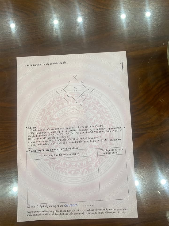 Đất thổ cư Giai Lạc 3, Quang Minh, Sóc Sơn 62m² giá 3.84 tỷ - Cơ hội đầu tư sinh lời!