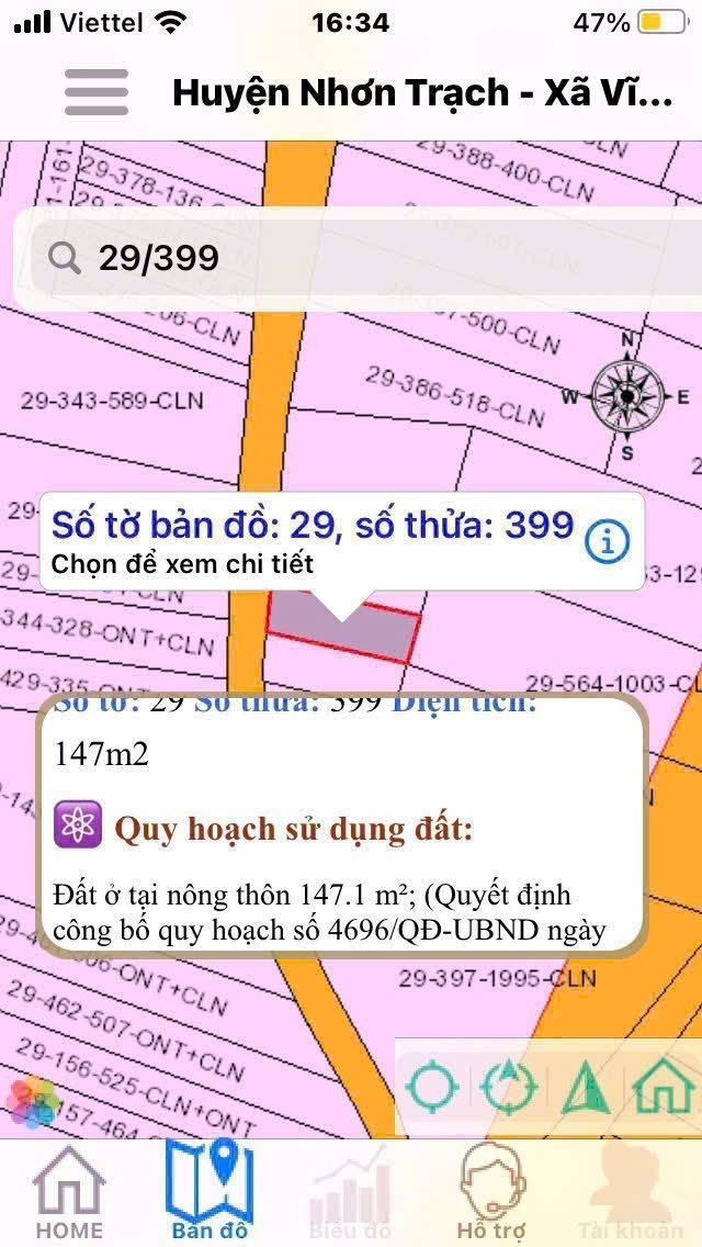 Đất nền Vĩnh Thanh Nhơn Trạch 147m² giá 1.6 tỷ - Đầu tư sinh lời hấp dẫn!