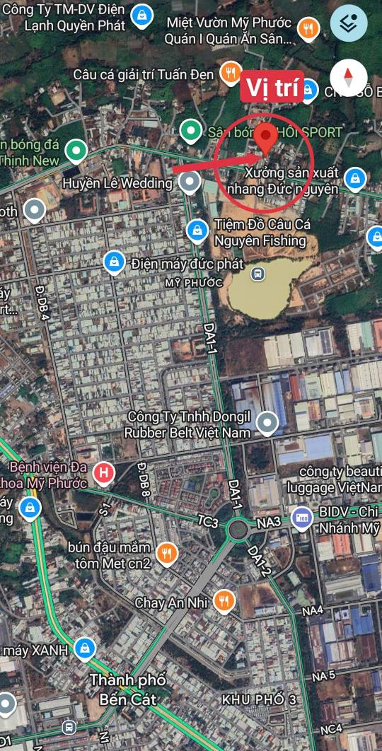 Đất nền Bến Cát 138m² giá 1.1 tỷ - Cơ hội đầu tư hấp dẫn!