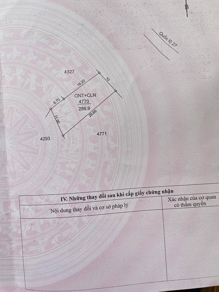 Đất mặt tiền Quốc lộ 27, Cư Kuin 280m² giá 6.58 tỷ - Đầu tư sinh lời ngay!