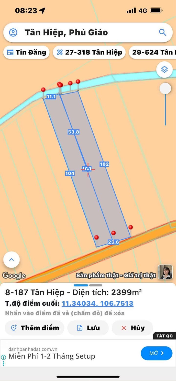 Đất nền Tân Hiệp 7200m² giá 1.3 tỷ - Cơ hội đầu tư hiếm có!