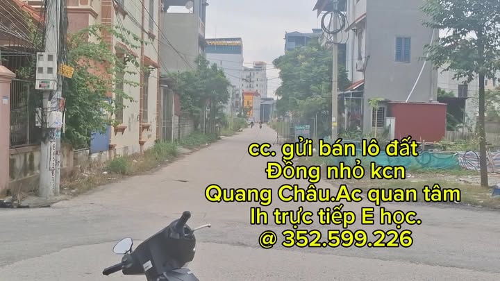 Đất nền Quang Châu, Việt Yên 72m² giá 3.1 tỷ - Cơ hội đầu tư sinh lời cao!
