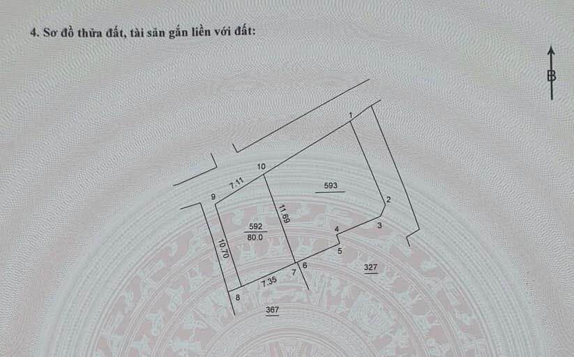 Đất nền lô góc 80m² tại My Dương, Thanh Mai, Thanh Oai - Giá chỉ 3.68 tỷ!