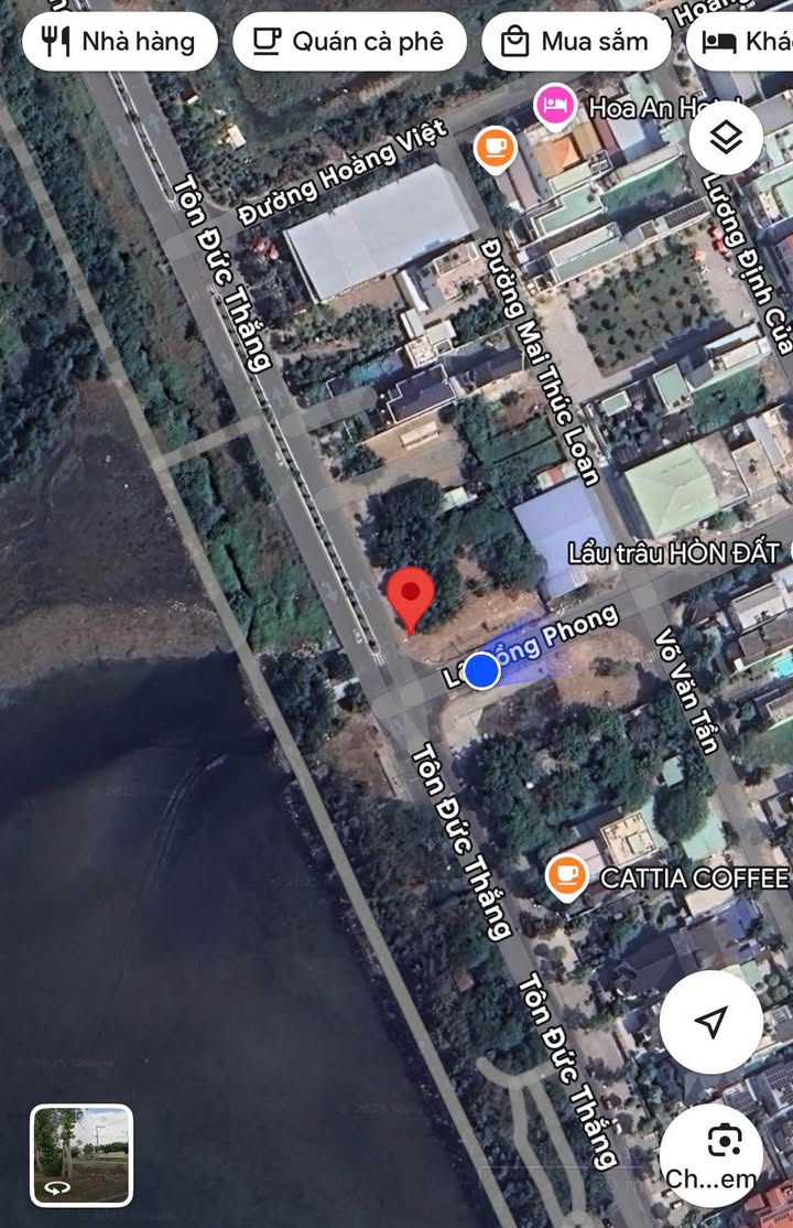 Đất lô góc Tôn Đức Thắng, An Hoà, Phú Tân, 262m² giá 12 tỷ - Gần trung tâm