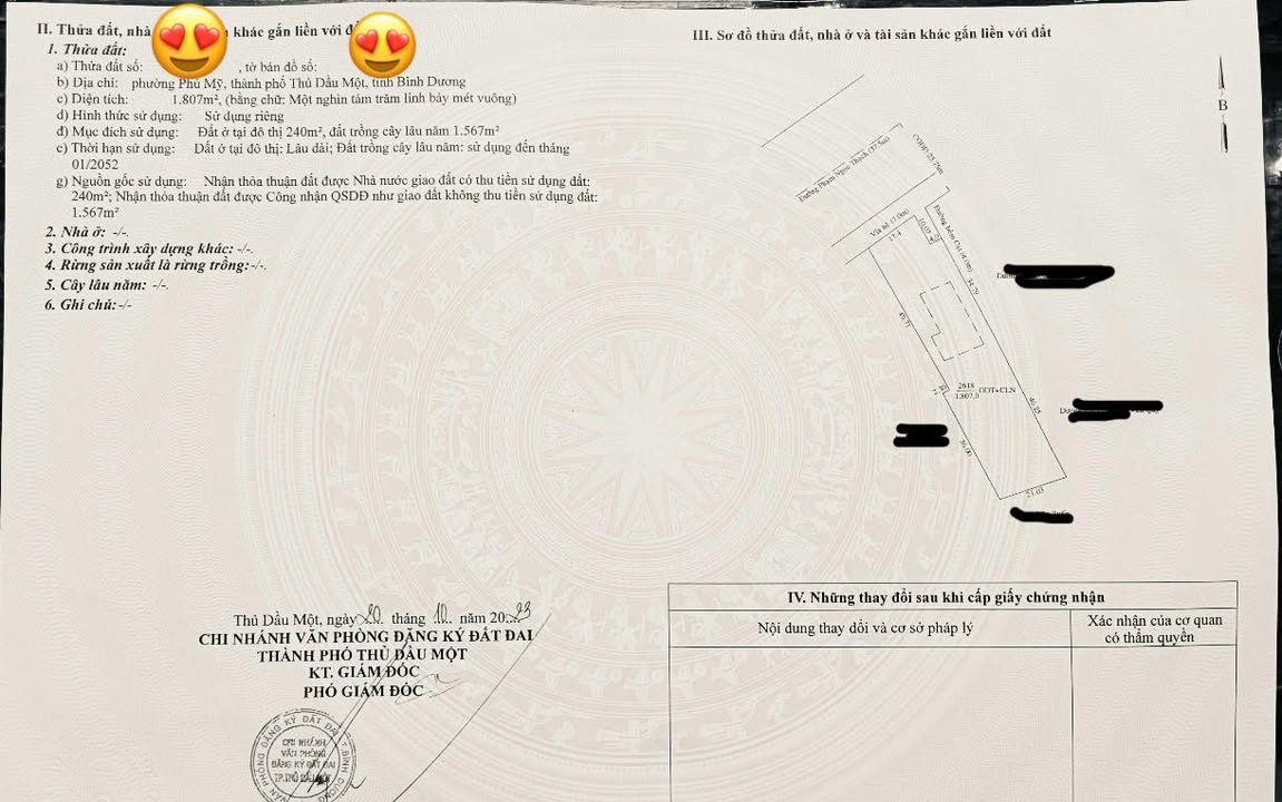 Đất nền mặt tiền đường Phạm Ngọc Thạch, Thủ Dầu Một - 1807m² giá 63.245 tỷ - Cơ hội đầu tư hiếm có!