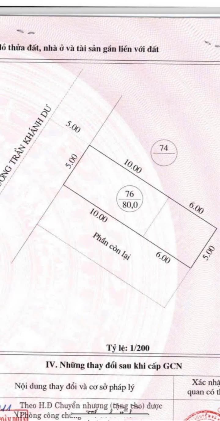 Nhà cấp 4 mặt tiền chợ Chương Dương, Quy Nhơn 80m² giá 7 tỷ - Kinh doanh thuận lợi!