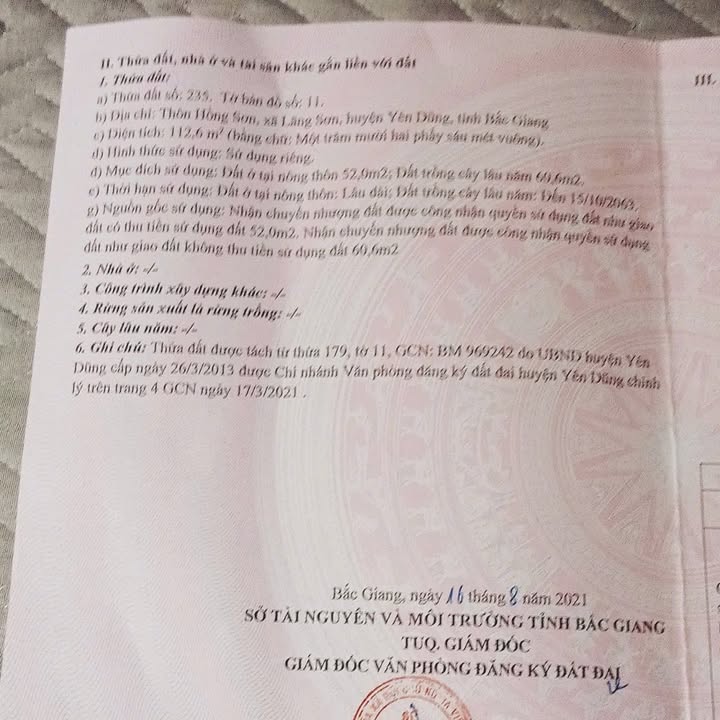 Đất nền thôn Hồng Sơn, xã Lãng Sơn, 112.6m² giá 750 triệu - Cơ hội đầu tư sinh lời!