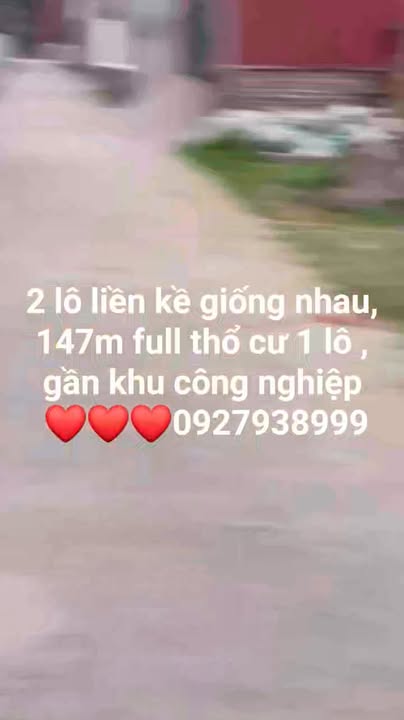 Đất thổ cư Trấn Dương 147m² giá 1.56 tỷ - Đường rộng thông thoáng!