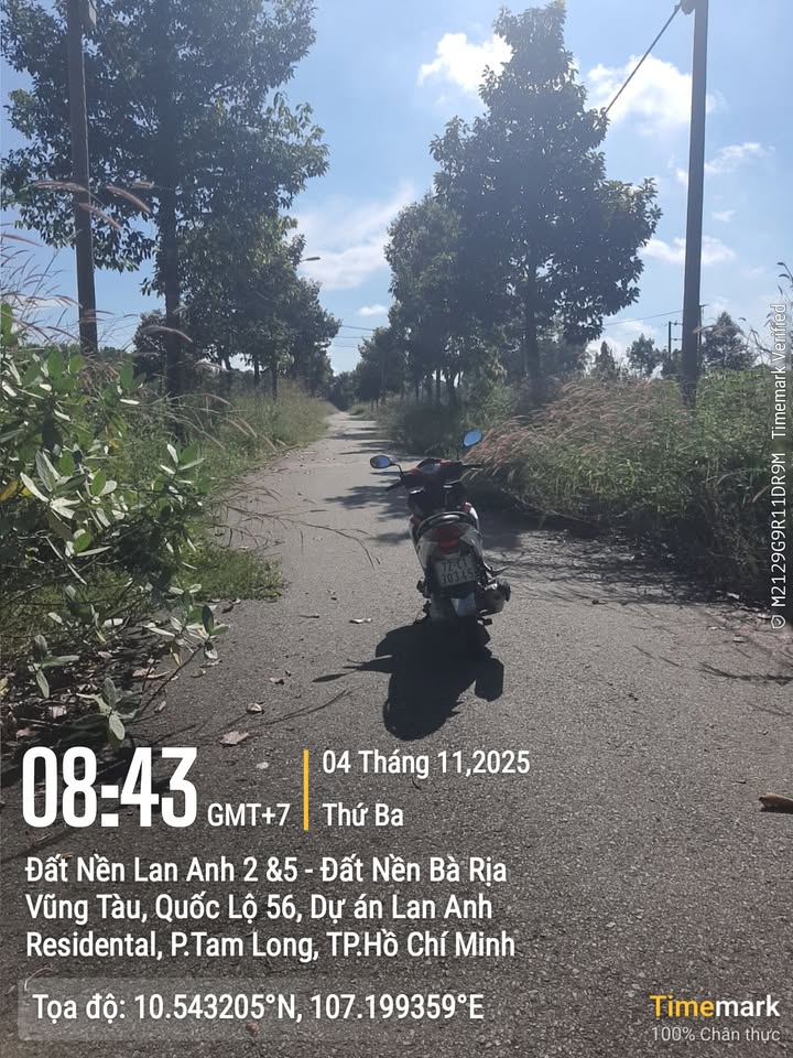 Đất nền phường Tam Long, Bà Rịa 100m² giá 1.05 tỷ - Sổ hồng chính chủ!