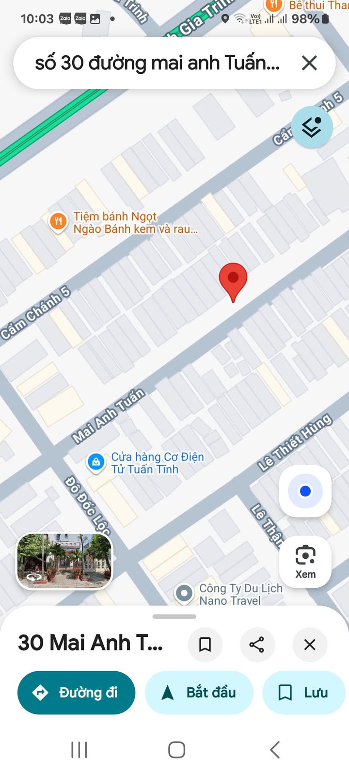 Nhà 2 tầng mặt tiền đường Mai Anh Tuấn 100m² giá 6.5 tỷ - Chỉ việc vào ở!