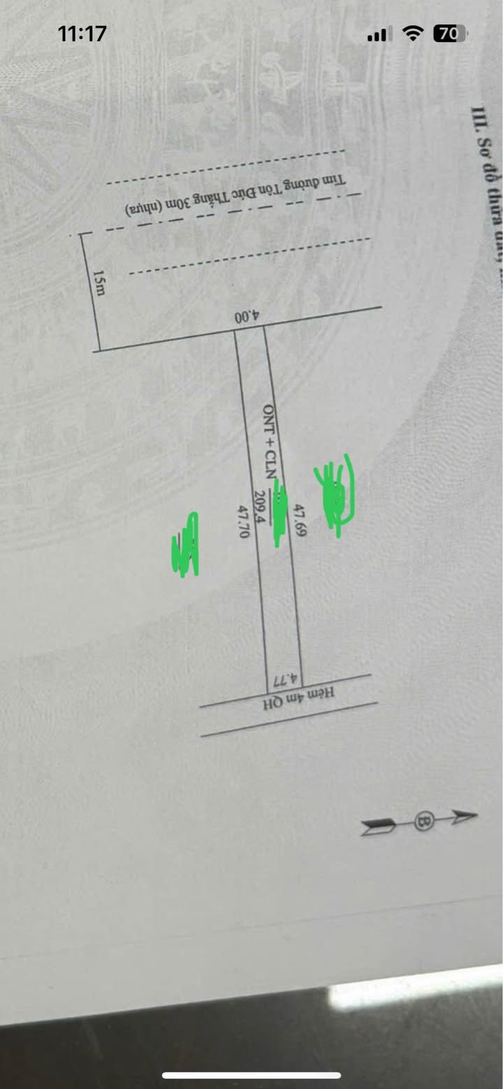 Bán gấp FrontHouse 150m² mặt tiền đường Tôn Đức Thắng - Giá chỉ 3.735 tỷ