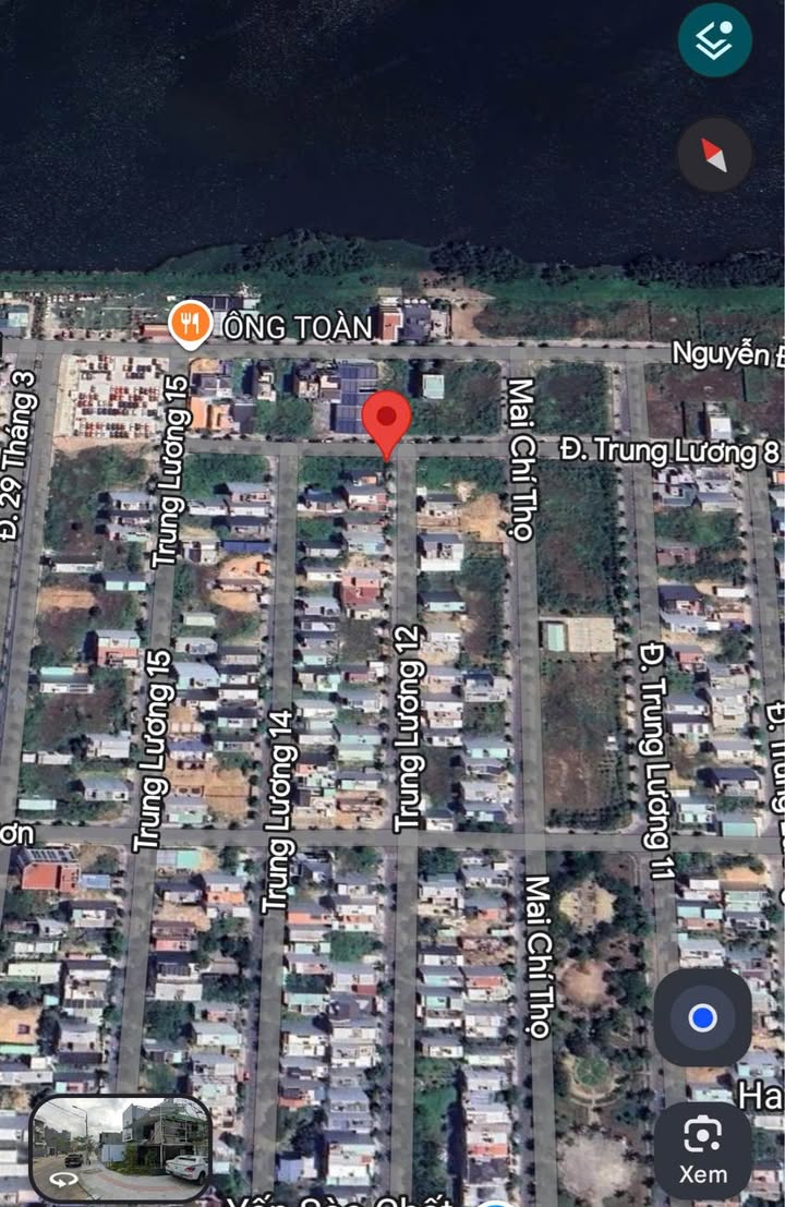 Đất nền lô góc 2 mặt tiền Trung Lương 12, Đà Nẵng 154.5m² - Cơ hội đầu tư hấp dẫn!