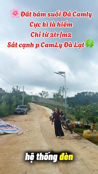 Đất nền Cam Ly Đà Lạt 900m² giá 1.6 tỷ - Sổ đỏ chính chủ, view suối đẹp!