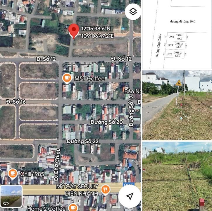 Đất nền Phú Ân Nam 2 Diên An 61m² giá 1.7 tỷ - Vị trí đắc địa ngay chợ chiều!