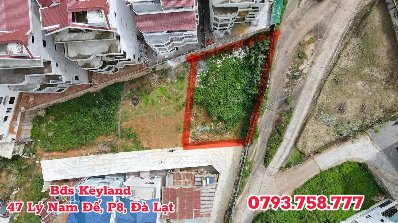 Lô đất xây dựng 321m² giá 7.8 tỷ - View đẹp khu villa Trịnh Hoài Đức Đà Lạt!
