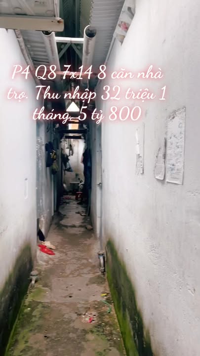 Nhà trọ 8 căn Quận 8, 91m² giá 5.8 tỷ - Đầu tư sinh lời ngay!