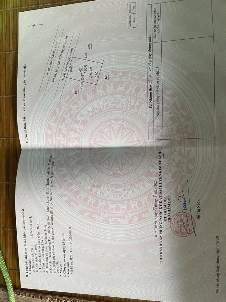 Bán lô biệt thự đấu giá Phúc Thành, Hải Dương 150m² - Chính chủ cần bán gấp!