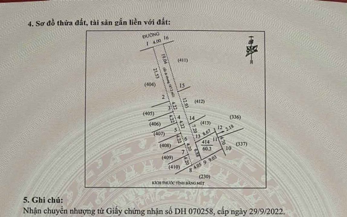 Đất nền Nghi Liên 60,3m² giá 1 tỷ - Vị trí đẹp, tiềm năng sinh lời!