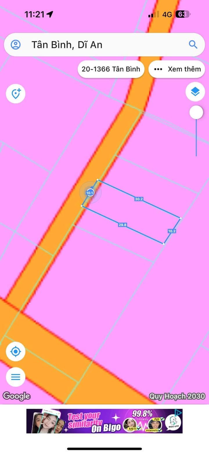 Đất thổ cư 300m² Tân Đông Hiệp - Giá chỉ 3.7 tỷ, thương lượng ngay!